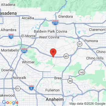 Map to ANA CARIAGA DMD INC/VALLEY DENTAL office in CITY OF INDUSTRY, CA