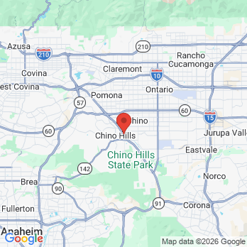 Map to Kids Dental Specialists office in Chino, CA