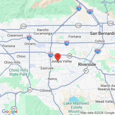 Map to  office in Mira Loma, CA
