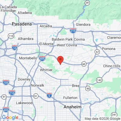 Map to  office in Hacienda Heights, CA