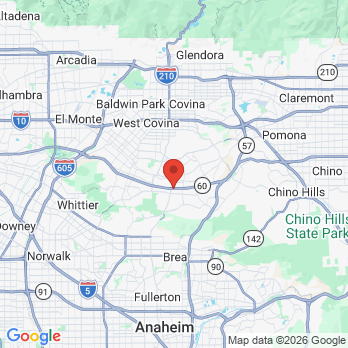Map to Benjamin & Marisa Choy Dental Office office in Rowland Heights, CA