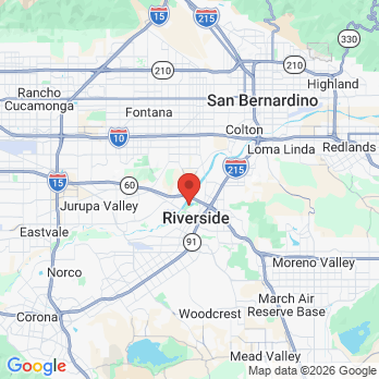 Map to deez office in Riverside, CA