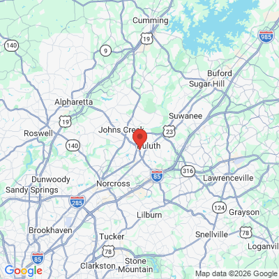 Map to  office in Duluth, GA