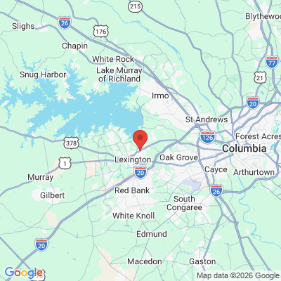 Map to  office in Lexington, SC