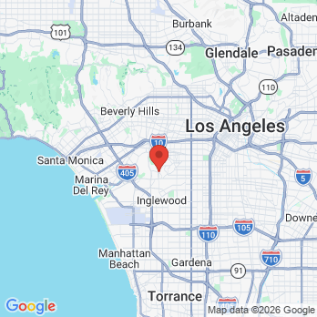 Map to All In One Dental office in Los Angeles, CA