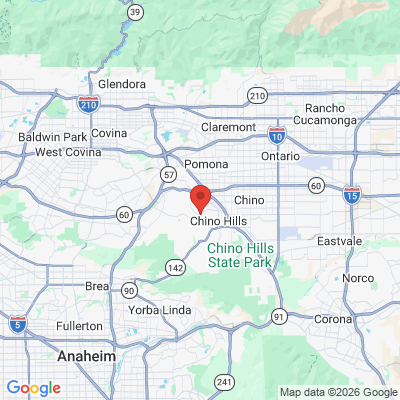 Map to  office in Chino Hills, CA