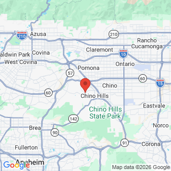 Map to Dental Associates of Chino Hills office in Chino Hills, CA
