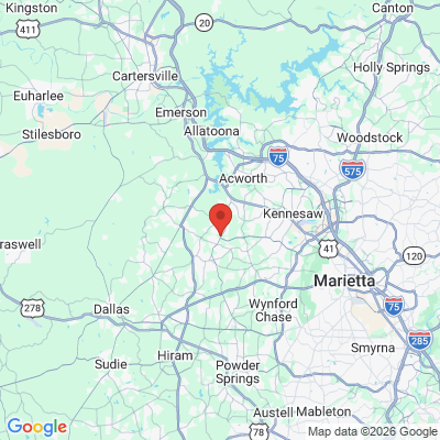 Map to  office in Acworth, GA