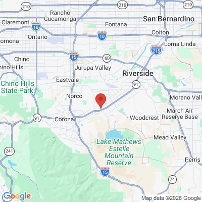 Map to  office in Riverside, CA