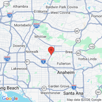 Map to Primary Office office in Huntington Beach, CA