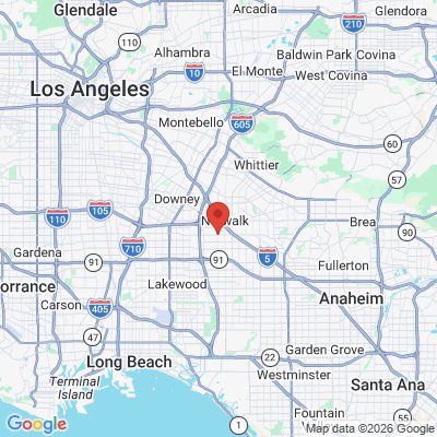 Map to  office in Norwalk, CA