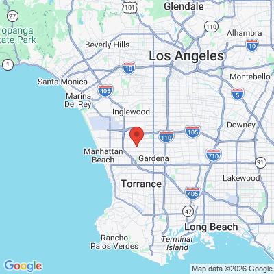Map to  office in Hawthorne, CA