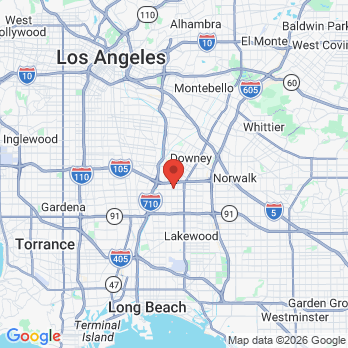Map to Dr Azadeh Abraham DDSPrimary Office office in Paramount, CA