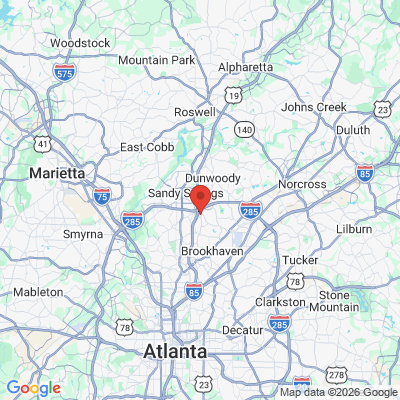 Map to  office in Atlanta, GA