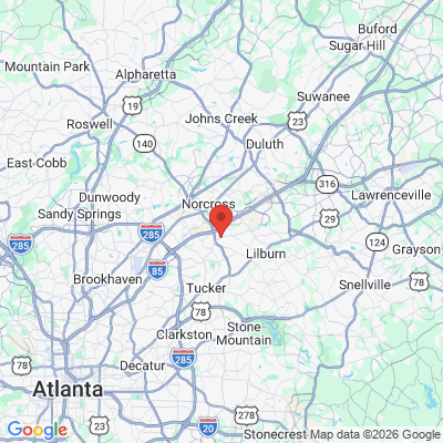 Map to  office in Norcross, GA