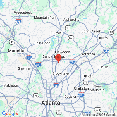 Map to  office in Atlanta, GA