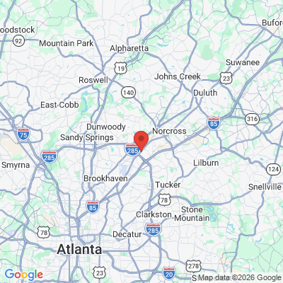 Map to  office in Doraville, GA