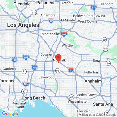 Map to HEALTHY SMILES OF NORWALK office in Norwalk, CA