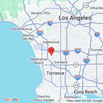 Map to Stephen M Klebe DDS office in Hawthorne, CA