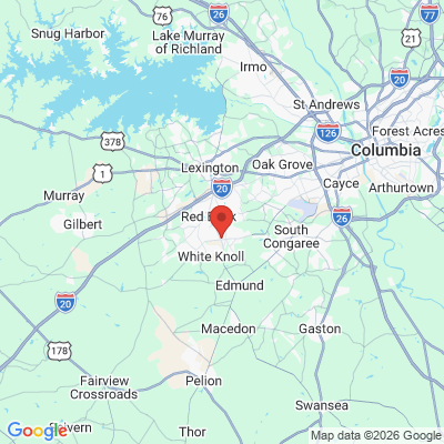 Map to  office in Lexington, SC