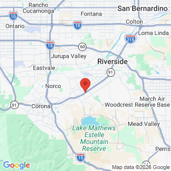 Map to Primary Office office in Riverside, CA