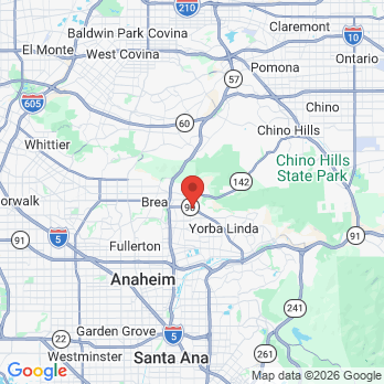Map to Artistic Dental   office in Brea, CA