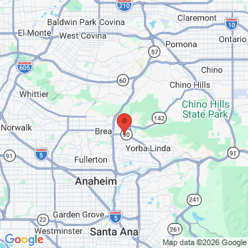 Map to Primary OfBrea Family Dentistry & Orthodonticsfice office in Brea, CA