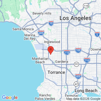 Map to Hawthorne Smile Spa office in Hawthorne, CA