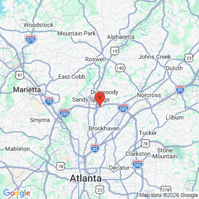Map to  office in Atlanta, GA