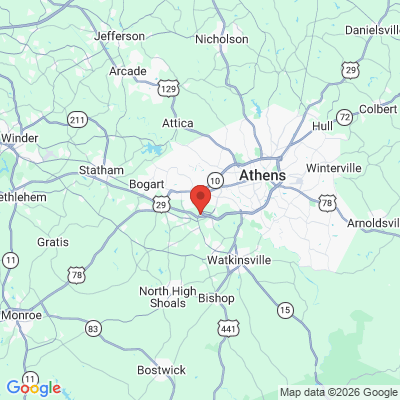 Map to  office in Watkinsville, GA