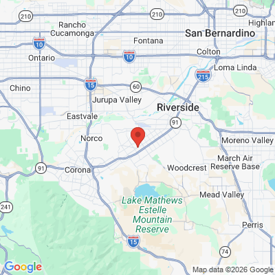 Map to  office in Riverside, CA