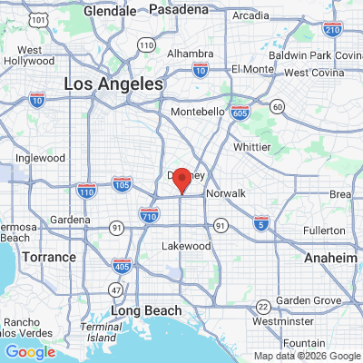 Map to Primary Office office in Downey, CA