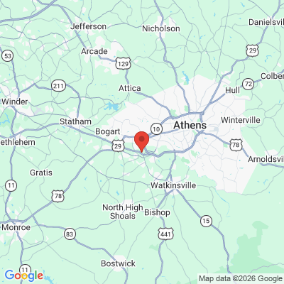 Map to  office in Watkinsville, GA