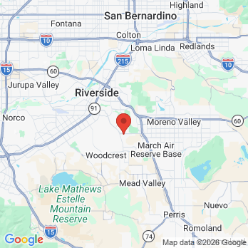 Map to Primary Office office in Riverside, CA