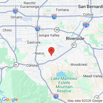 Map to Primary Office office in Riverside, CA