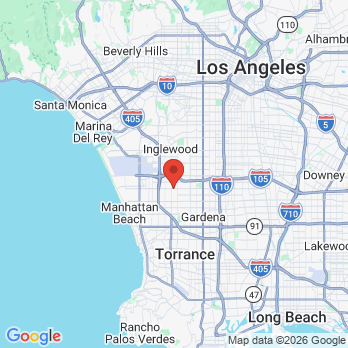Map to Ruth Veloso Inc: Veloso Ruth DDS office in Hawthorne, CA