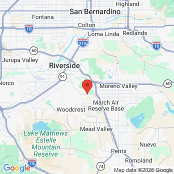 Map to TranscenDental Smiles office in Riverside, CA