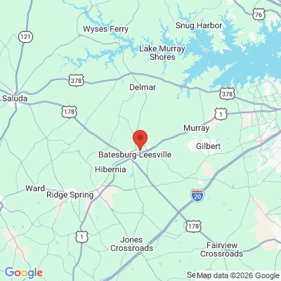 Map to  office in Leesville, SC
