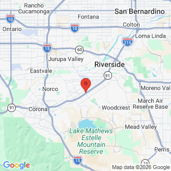 Map to Primary Office office in Riverside, CA