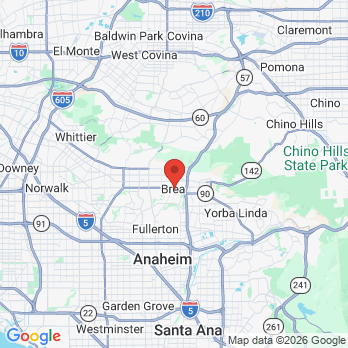 Map to Primary Office office in Brea, CA
