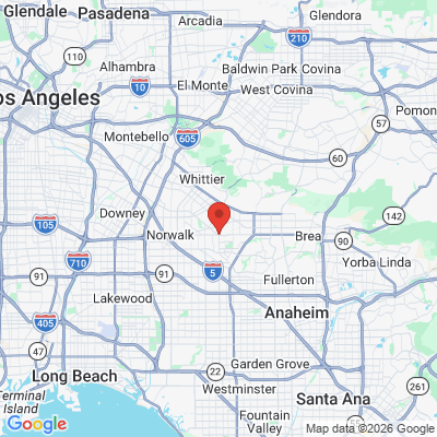 Map to  office in La Mirada, CA