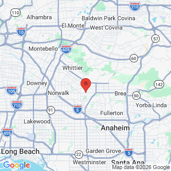 Map to Primary Office office in La Mirada, CA