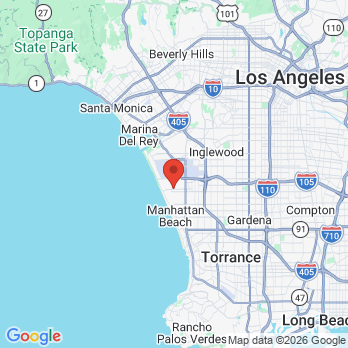 Map to El segundo Modern Dentistry office in El Segundo, CA