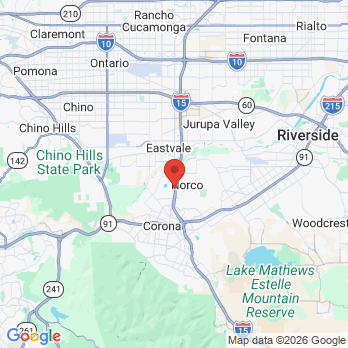 Map to Primary Office office in Norco, CA