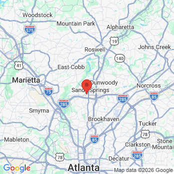 Map to Quest Orthodontics: Dr. Arjun Patel office in Atlanta, GA