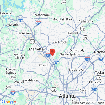 Map to  office in Marietta, GA