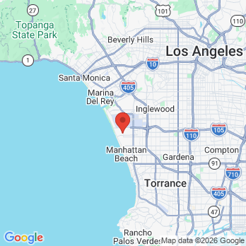 Map to Kaleka Dental office in El Segundo, CA