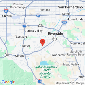 Map to Dental Views/Parkview Dental Care office in Riverside, CA