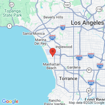 Map to El Segundo Pediatric Dentistry office in El Segundo, CA
