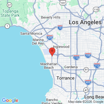 Map to Pearl Dental El Segundo office in El Segundo, CA